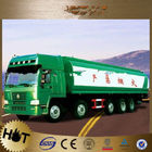 White HOWO 2300L Tank Trailer Trucks , 42 m³ Diesel Semi Trailer Truck