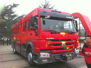 Sinotruk Howo 6m3 Fire Fighting Trucks With Foam Water Tank 4x2 ZZ1167M4617C