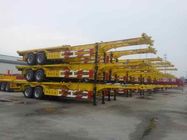 3 AXLES/60T TRACTOR SKELETON TRAILER,40 FOOT/ 45 FOOT CONTAINER SEMI TRAILER