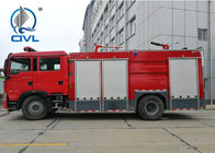 Sinotruk Howo 4x2 Fire Fighting Trucks 8m3 Water Tank 251hp - 350hp