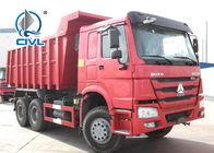 Transport Blue / Yellow / Red HOWO 6 x 4 Dump Truck 25 ton ZZ3257N3647A
