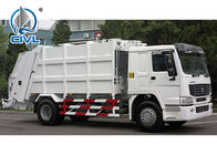 4 X 2 Driving 10 CBM  Garbage Compactor Truck Of Sinotruck Garbage Truck Euro II Engine 266hp white color