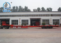 Civl 3 Axles Equipment Low Bed Trailer King Pin 3.5 Inch Q235 Material With Radial Tires