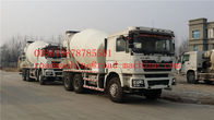 New 371HP 18 / 20cbm 8x4 Sinotruk Howo Concrete Mixer Trucks With EURO2 Standard Diesel Truck