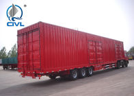 van Cargo Semi-Trailer  Red Color LHL/RHL 9190XXY Semi Trailer Trucks Van