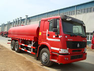 6 x 4  Driving 260HP Fuel Tanker Trucks With Carbon Steel Tank