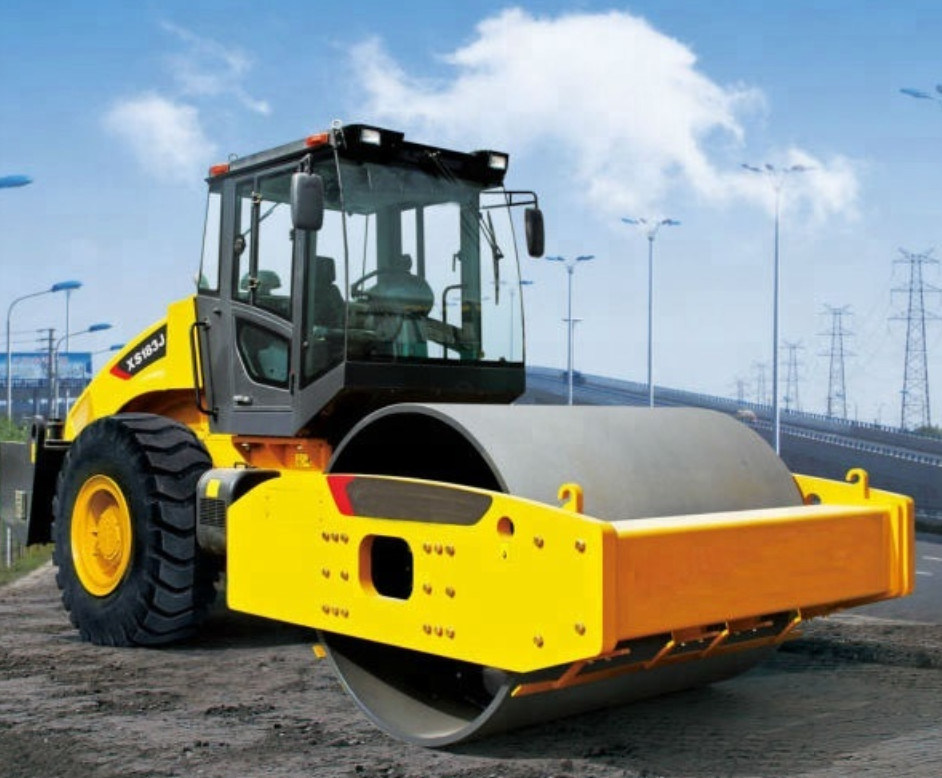 Heavy Duty Road Maintenance Machinery Single Drum Vibratory Road Roller