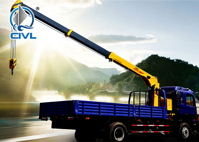 Lifting 3200KG Hydraulic Truck Mounted Cranes / Service Truck Crane Truck-mounted crane with telescopic boom