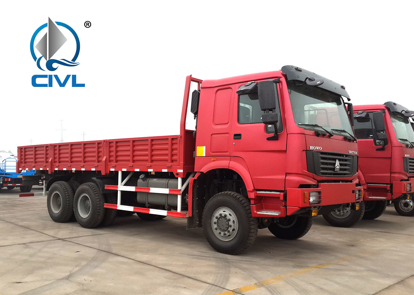 Sinotruk Heavy Cargo Truck 4X2 Driving Type Diesel Engine 266hp 290hp