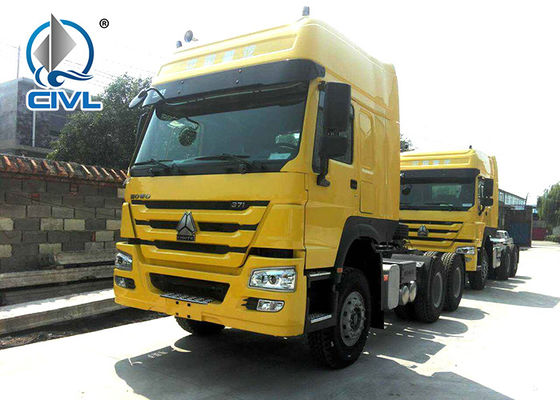 High Quality Tractor Truck 371HP SINOTRUK HOWO Euro2 Electrical System 6x4 Prime Mover Truck Color Customizable