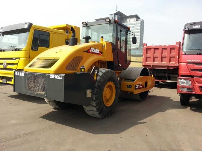 Small Road Construction Equipment 16 Ton Single Drum Vibratory Road