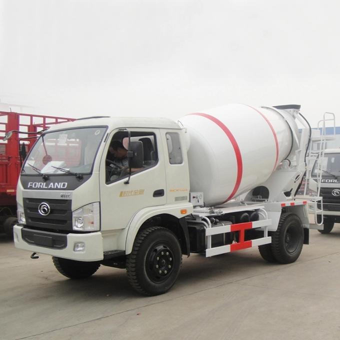 Durable portable diesel concrete mixer pump truck for convenient use