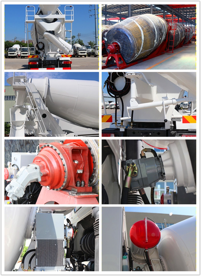 Durable portable diesel concrete mixer pump truck for convenient use