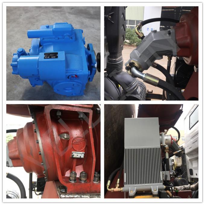 Durable portable diesel concrete mixer pump truck for convenient use