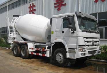 White 13 CBM Cement Mixer Truck Concrete Mixing Equipment ...