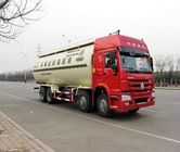 White HOWO 2300L Tank Trailer Trucks , 42 m³ Diesel Semi Trailer Truck
