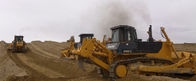 420HP Yellow Hydraulic Shantui Bulldozer SD42, Operation Weight 53T With Cummins Engine, ROPS Cabin, Ripper