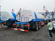 Euro II Emission Street Water Spray Truck , 6x4 Sprinkler Water Tank Truck