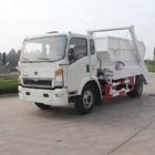 Sinotruk new design sinotruk 4x2 swept-body refusecollector swing arm type garbage truck with high quality