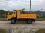 Sinotruk Homan 4x2 10 Ton Dump Truck Yellow color Wheelbase 3450mm