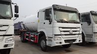 Jetting And Vacuum Sewage Suction Tanker Truck , Sewage Sucking Truck Combined