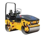 Ride - on small Road Vibratory Roller XMR403 Light Compaction Equipment / 4 Ton Double Drum Roller