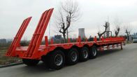 40 Ton 2/3/4 Axle Low Flatbed Trailer Truck Bed Tractor Trailer Trucks