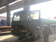 Internal Anti - Corrosion Liquid Tanker Truck , Construction Water Transport Truck 18-25cbm