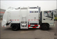 Pure Electric Control Garbage Compactor Truck 4.3cbm Gas Heating