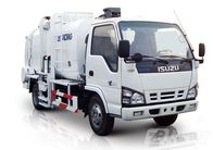 10cbm Trash Compactor Truck High Pressure Cleaning 18mpa , Total Weight 16000kg