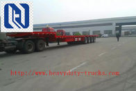 20 / 40 Foot Flatbed Semi Trailer Trucks / Skeletal Trailer 12 Pcs Container Twist With 2 Or 3 FUWA Axles