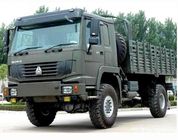 SINOTRUK HOWO 4x4 All Terrain Heavy Duty Cargo Truck / Off Road Military Truck