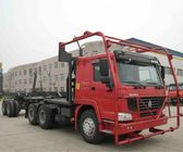 Sinotruk HOWO Chassis 10m Log Timber Truck , Truck Prime Mover 40-60t