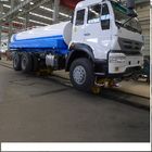 Sinotruk Howo 290hp Water Tanker Trucks / Howo 6x4 Water Container Truck