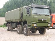 Military 8 x 8 290 / 371 / 336 /420hp Heavy Cargo Trucks With EURO III Emission Standard for heavy commercial vehicles