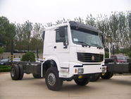 Sinotruk Howo 4x2 Tractor Prime Mover Truck 266 - 420hp Q235 Material