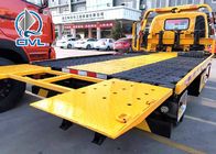 White 5 ton Wrecker Tow Truck , Howo Obstacle Flatbed Tow Truck
