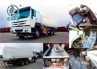 Sinotruk Oil Tanker Truck Fuel Tanker Truck 6x4 25000 L 380HP EUROII / EURO III