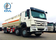 25000L Oil Tanker Trailer 8X4 , HOWO Water Tanker Truck  30000liters 25000liters new Sinotruk fuel tank trucks