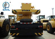 New Chinese 35 Ton Small Hydraulic Mobile Truck Crane QY35K5 For Sale In Yellow , Truck Mounted Crane