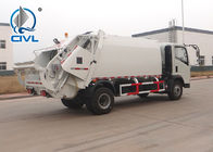 4 x 2 10m³  SINOTRUK HOWO Compact Garbage Truck With Hydraulic PRessure freightliner garbage truck