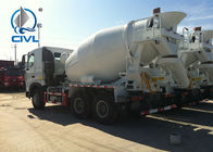 SINOTRUK HOWO 6x4 concrete mixer truck, red, 299hp, 336hp, 371hp, 380hp