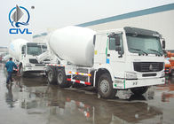 SINOTRUK HOWO 6x4 concrete mixer truck, red, 299hp, 336hp, 371hp, 380hp