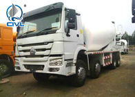 10cbm Concrete Mixer Truck HOWO A7 Concrete Mixer Truck 8x4 266-371hp With Italy Pump And Motor