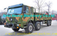SINOTRUK HOWO  8x8 All Wheel Cargo Truck 371HP heavy duty box truck EUROII/III LHD RHD