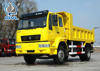 280HP 4 x 4 HOWO Heavy Duty Dump Truck White / Red EURO II 50 Ton