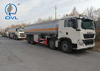 SINOTRUK 38000L Oil Tanker Truck 8*4 , HOWO Fuel Tanker Truck
