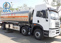 SINOTRUK HOWO 8x4 38000L Oil Tanker Truck with 400L Fuel Tank , 380 Horsepower