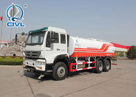 SINOTRUK Water Tank Truck 6x4 25000L  340 / 371HP, Water Tank Vehicle EURO III Water Carrier Truck
