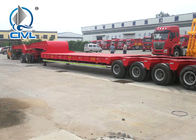 3 Axle 2 x 20ft / 40ft 12500mm Flatbed Container Semi Trailer / Trailer Chassis